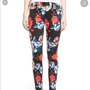 7 for all mankind floral jeans. Size 23